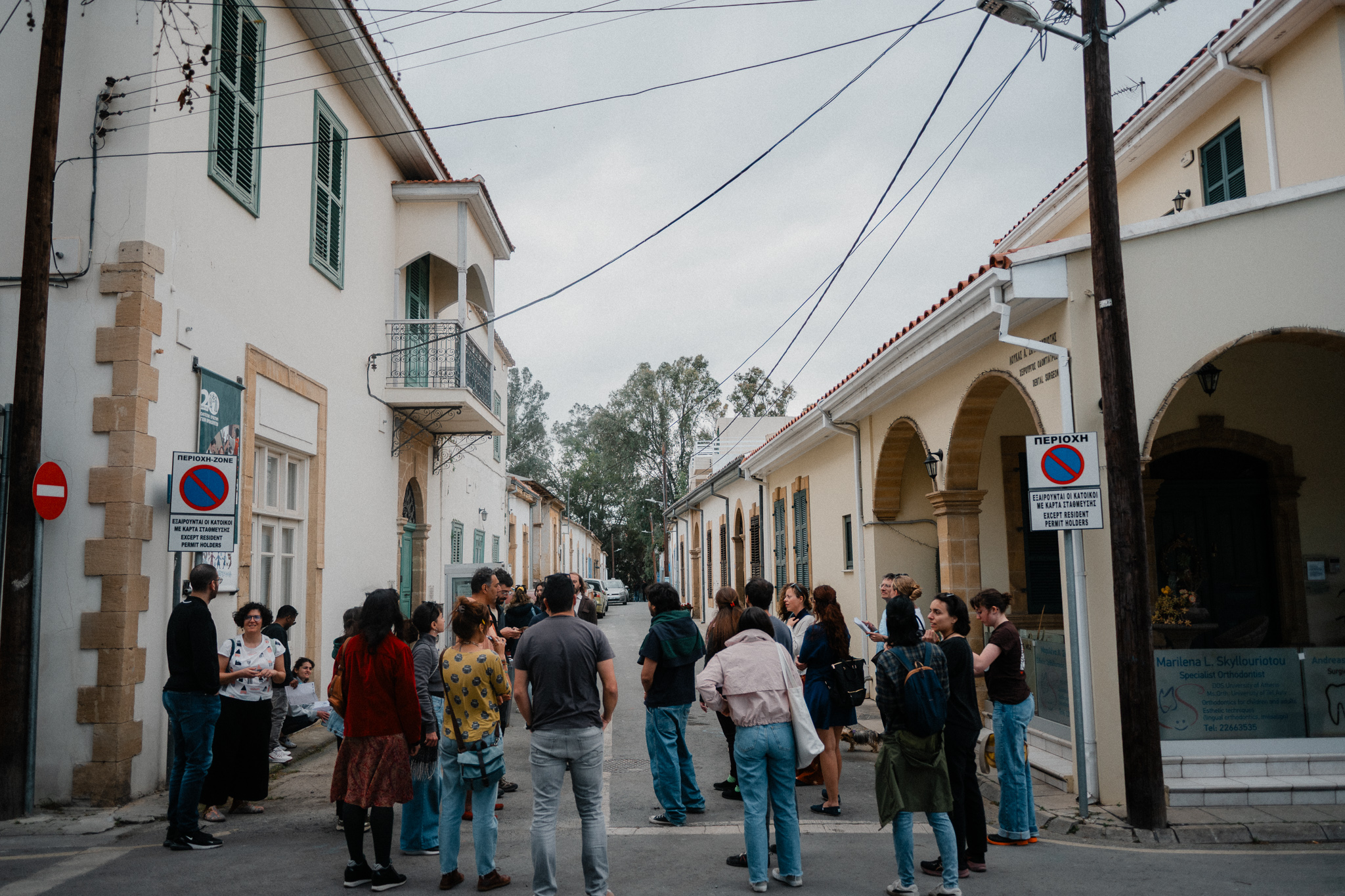 The mural walk through Agioi Omologites