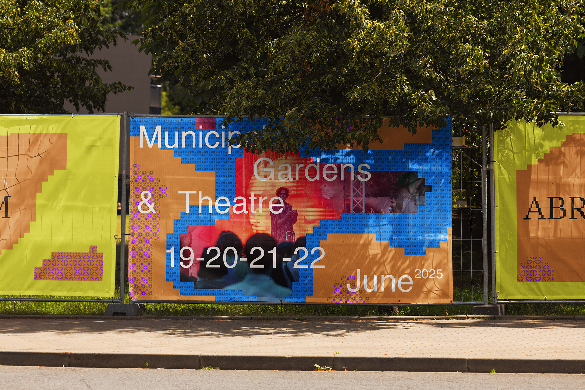 Fence banners for ABR Festival 2025