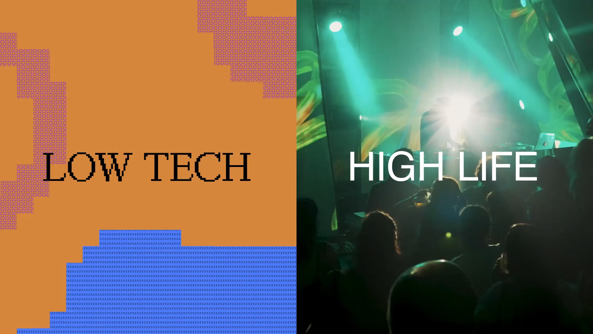 Low Tech, High Life: the pixel key visual