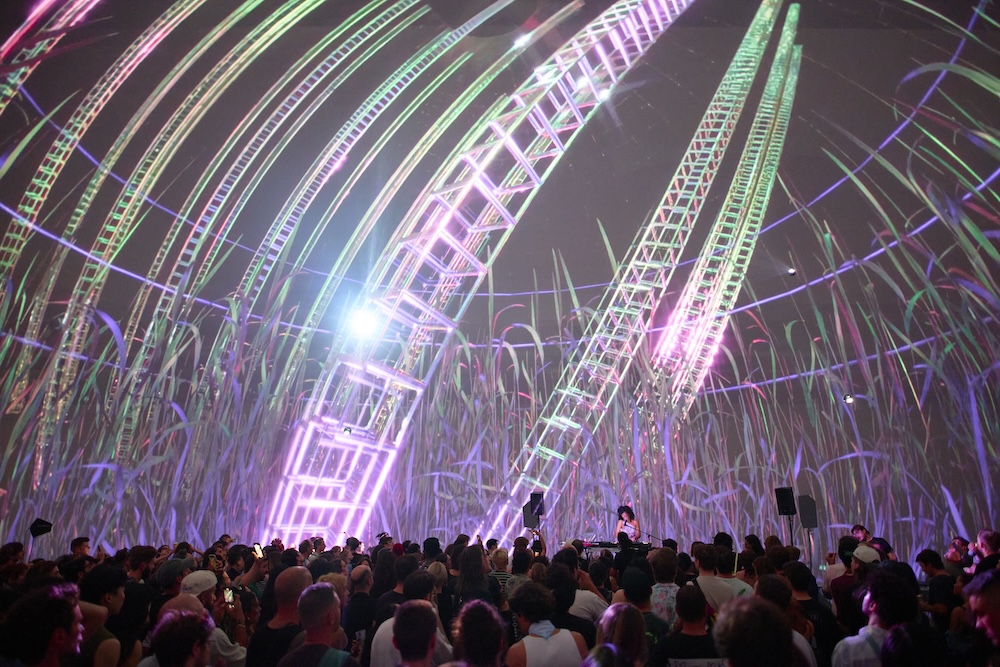 Djeity and al11z performing at MUTEK Montreal 2025