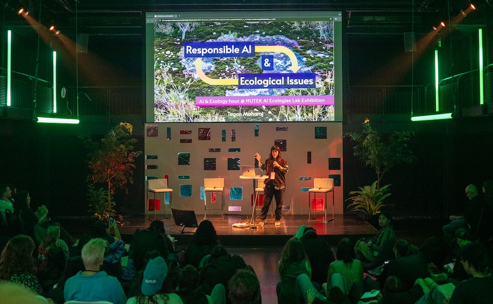 MUTEK Forum session on responsible AI for ecological issues