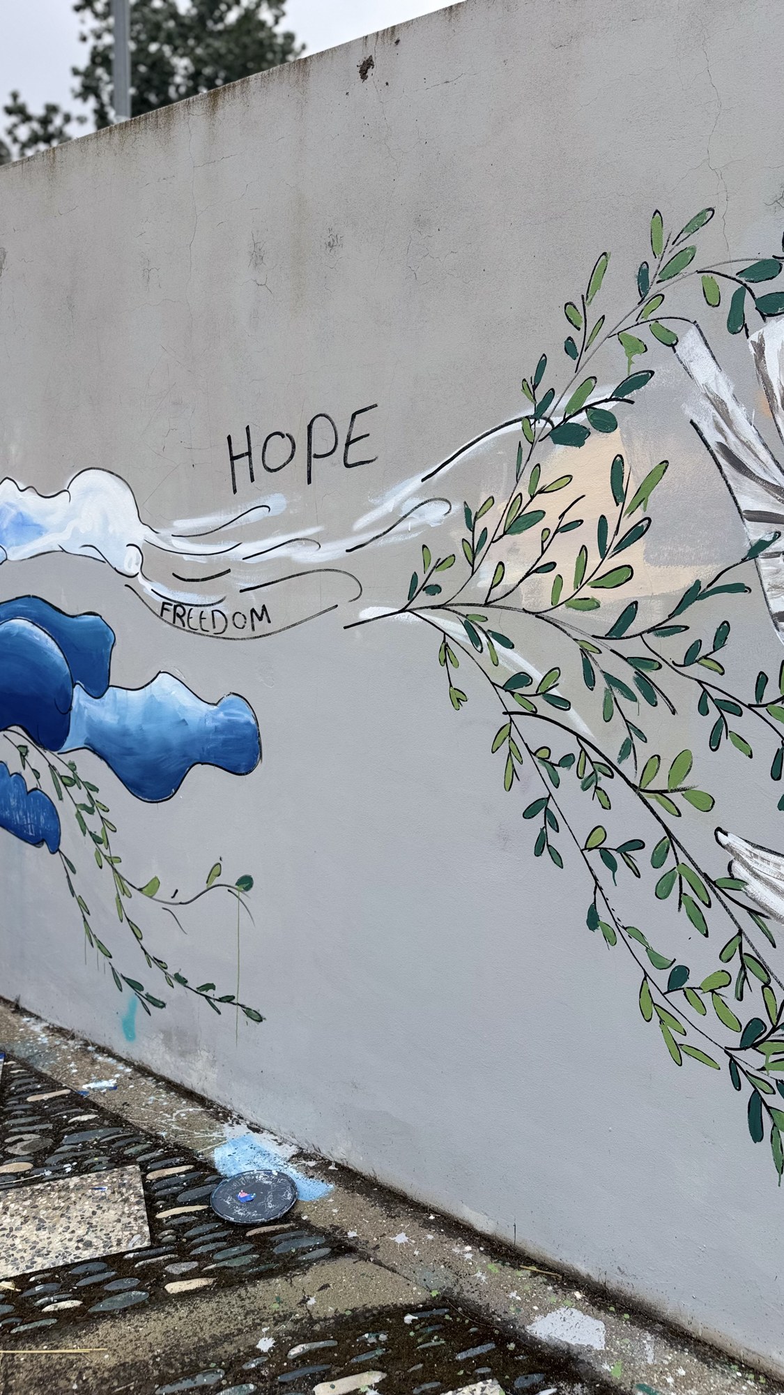 HOPE written among the clouds