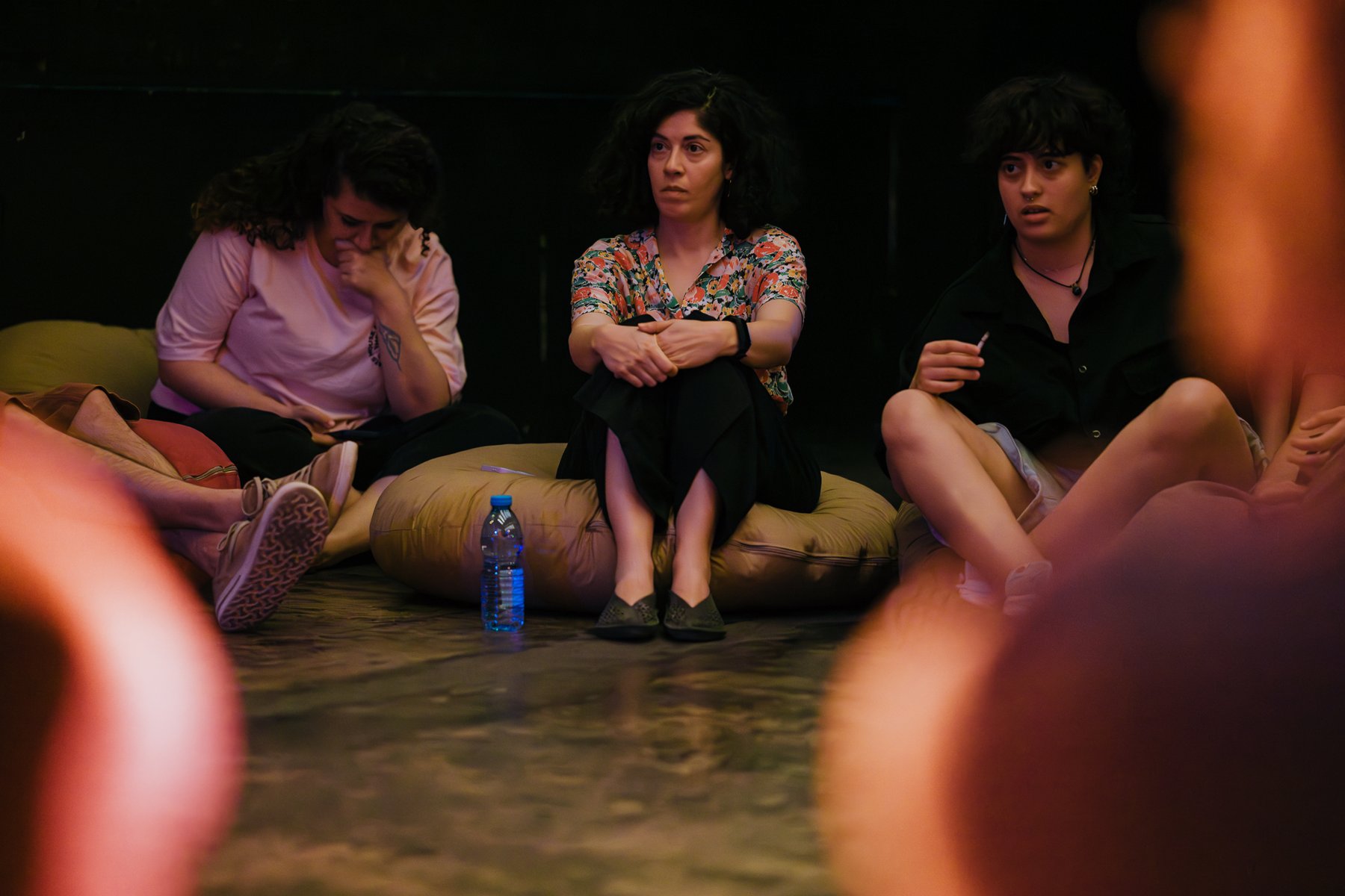 Three women in the circle at S//IP