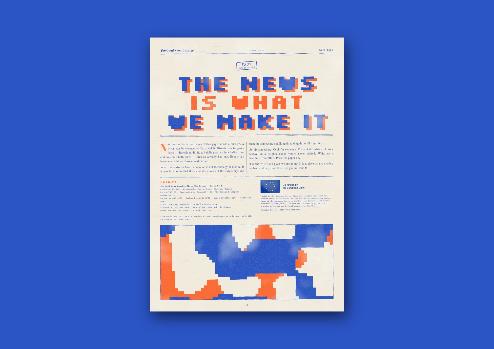 The Gazette back page: The news is what we make it