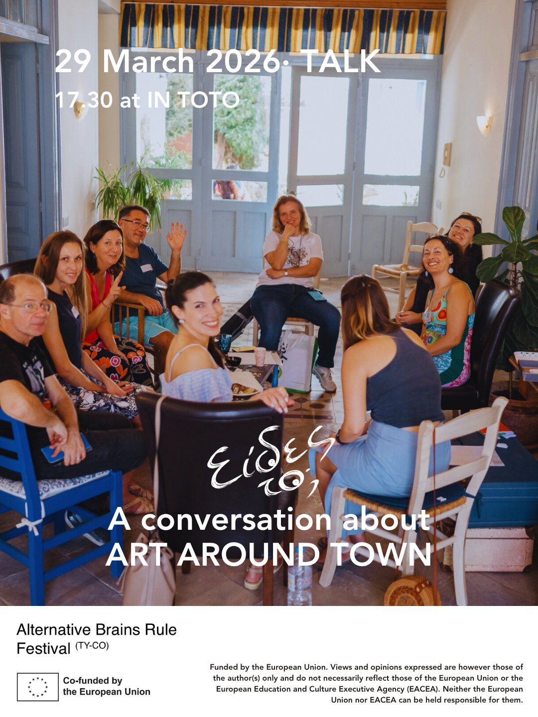 Invitation to the talk: 29 March 2026, 17:30 at IN TOTO