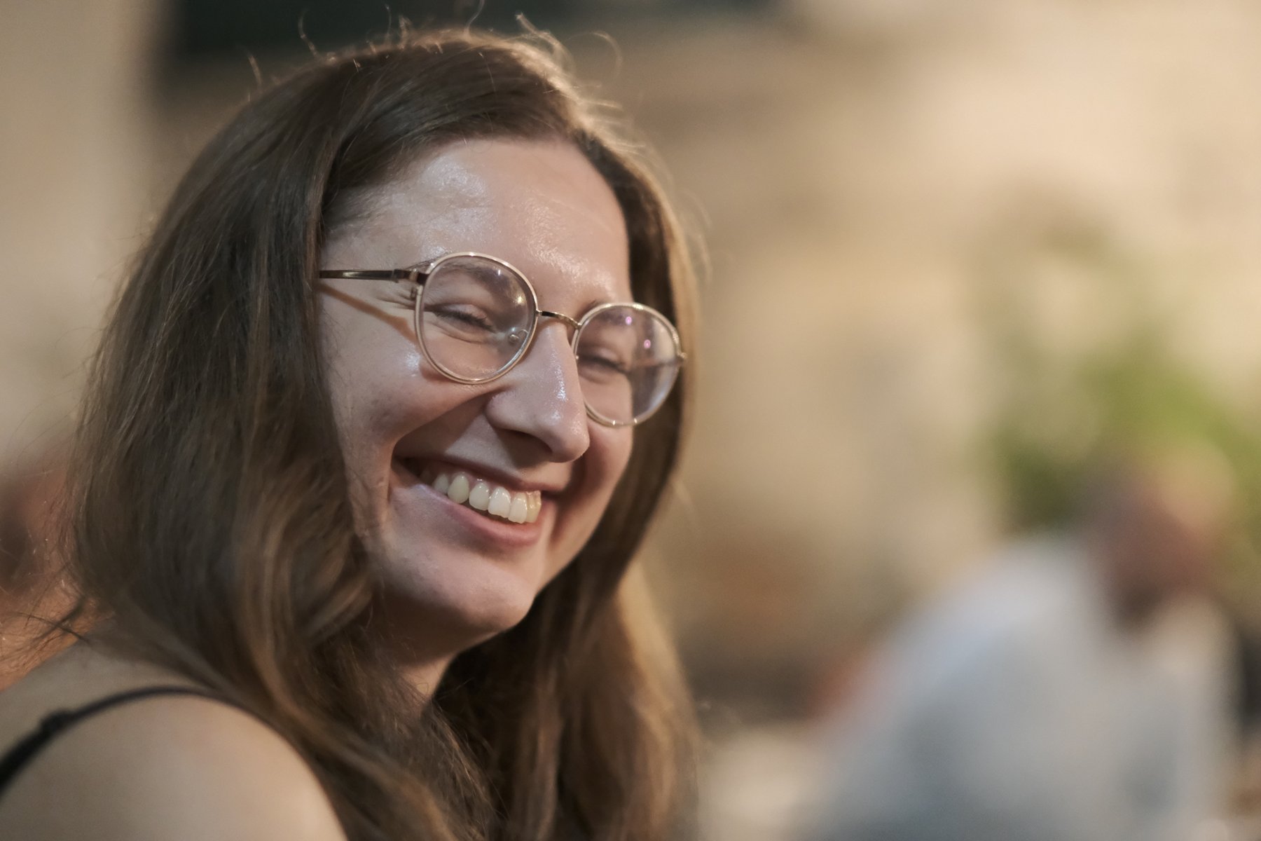 A smile during the conversation